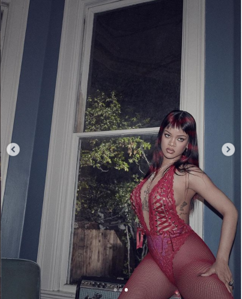 Rihanna poses in sexy lingerie in new racy photos
