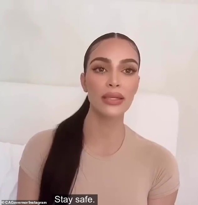 Change of pace: The glam socialite filled in on how she's toned things down in her glam routine as she stays inside amid a nationwide shutdown to quell the spread of the pandemic