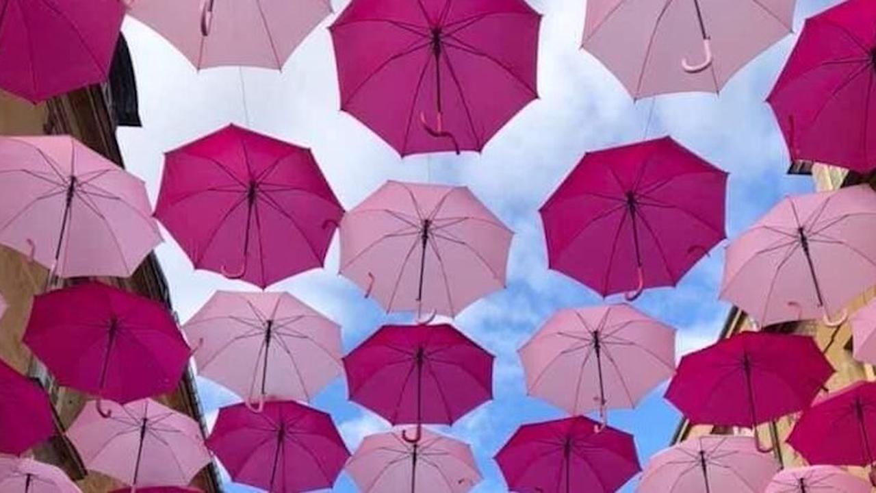 Castelnau-le-Lez : des parapluies pour une bonne cause, c'est Octobre Rose