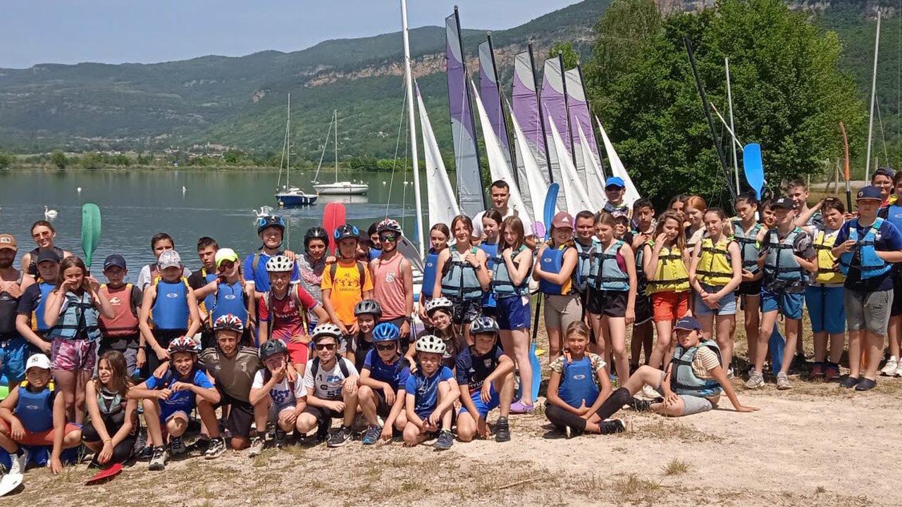 Voile, kayak et VTT pour les collégiens de Lagnieu