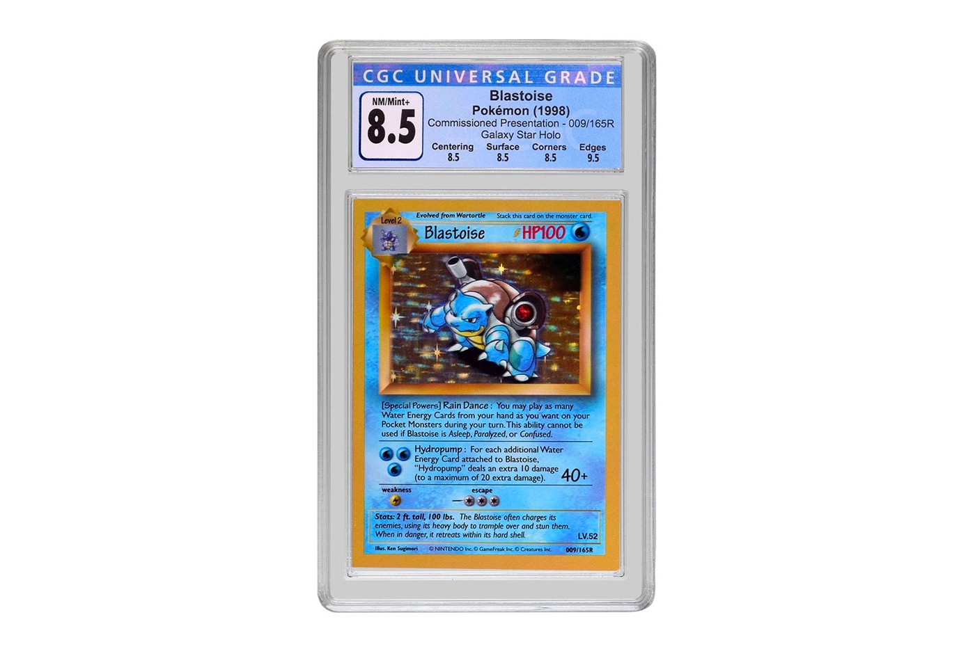 This Extremely Rare Blastoise Presentation Card Is Selling For 468 000 Usd Opera News