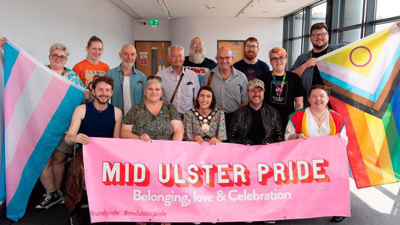 Hundreds gather in Co Tyrone for third Mid Ulster Pride event