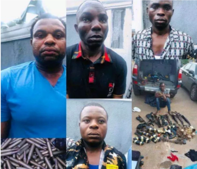 Armed Robbers Who Attacked Bullion Van And Killed four Policemen In Ebonyi  State Finally Arrested(pictures)