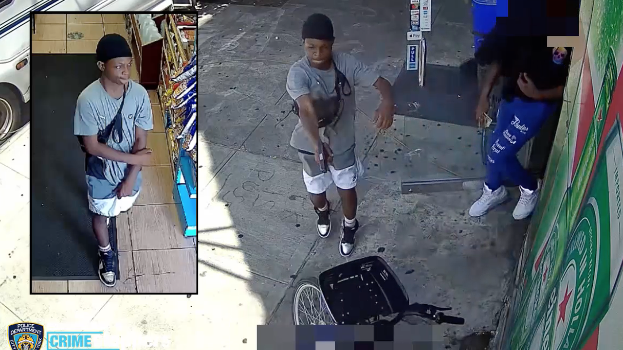 Suspect sought in point-blank shooting of Citi Bike rider outside Brooklyn deli