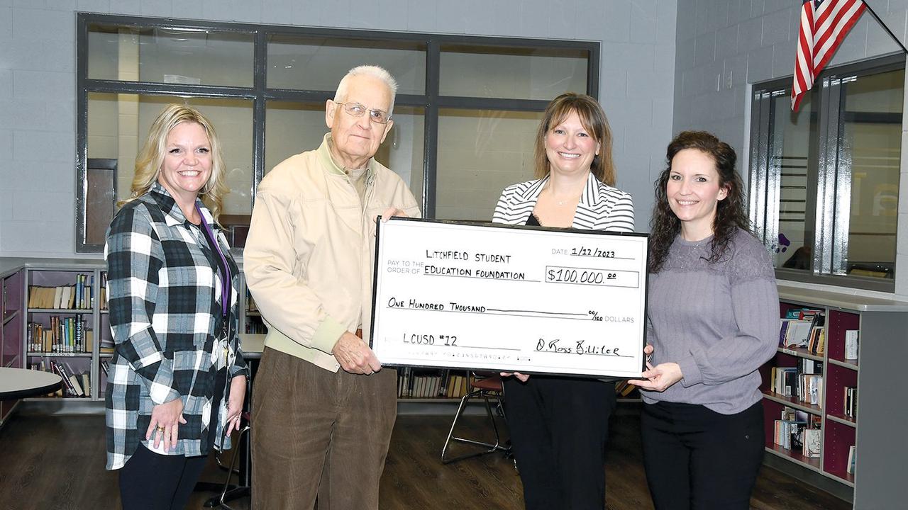 Dr. Billiter Donates $100,000 To Litchfield Schools