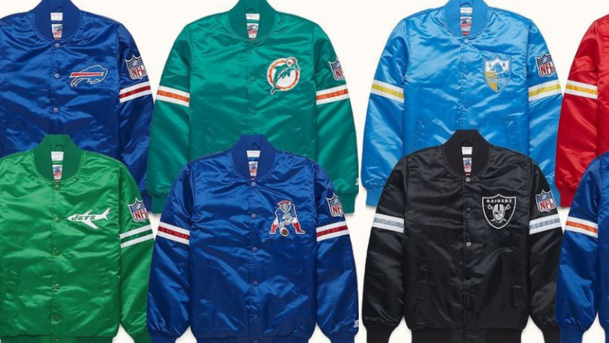eagles starter jacket homage