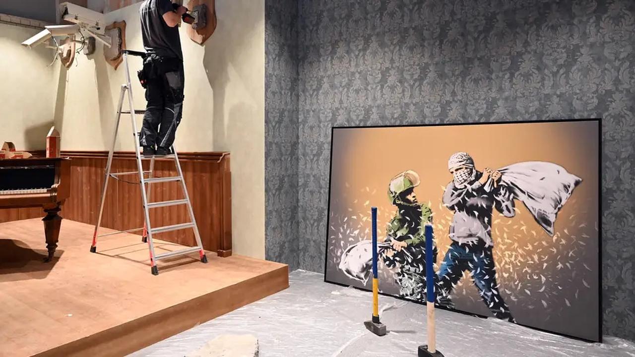 Wegen Corona-Auflagen: Banksy-Ausstellung in Erfurt steht auf der Kippe