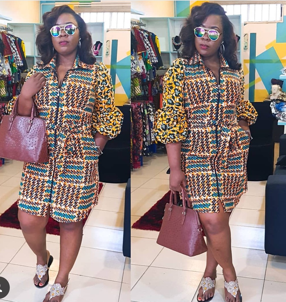 shirt gown ankara