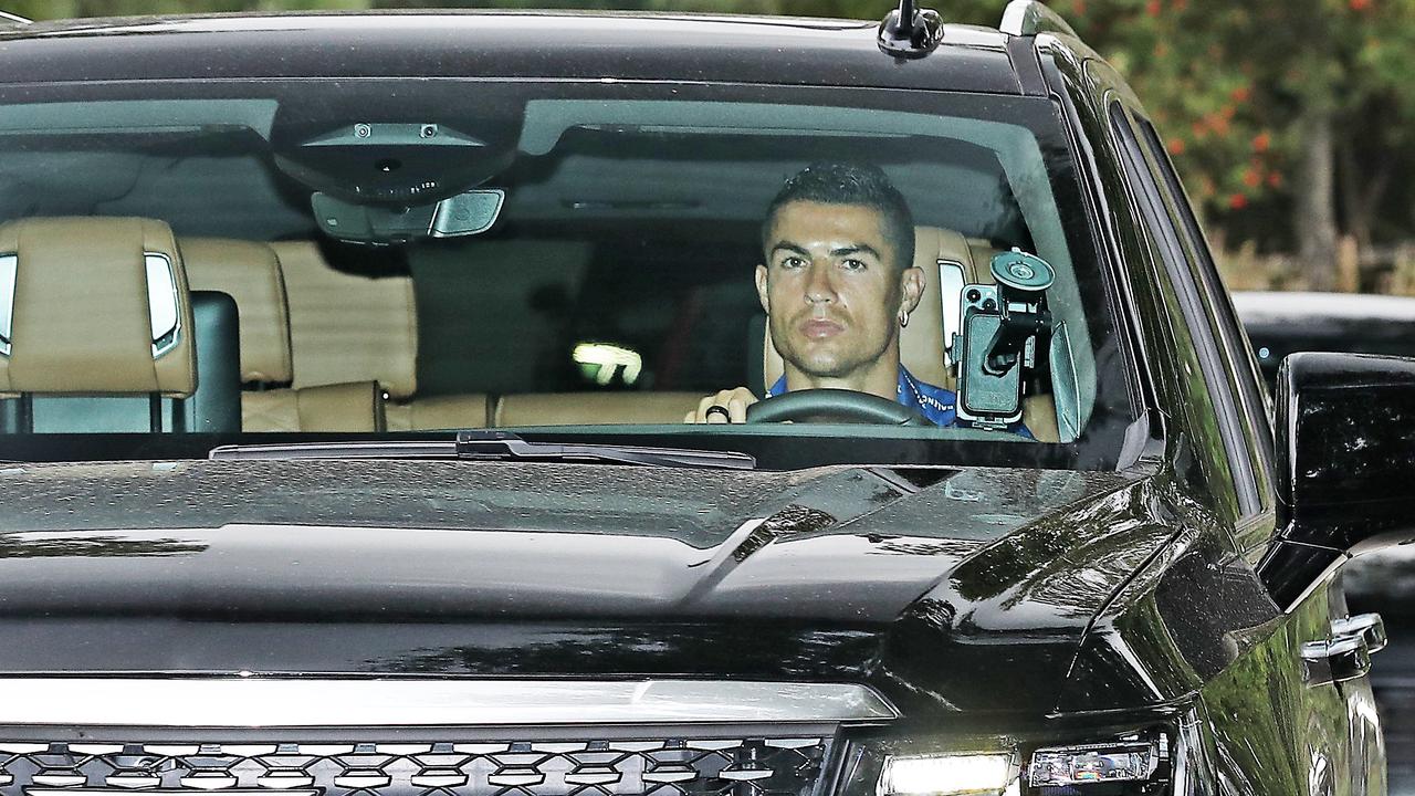 Glum Man Utd flops arrive at training as Cristiano Ronaldo and Co look to end horror start to season against Liverpool
