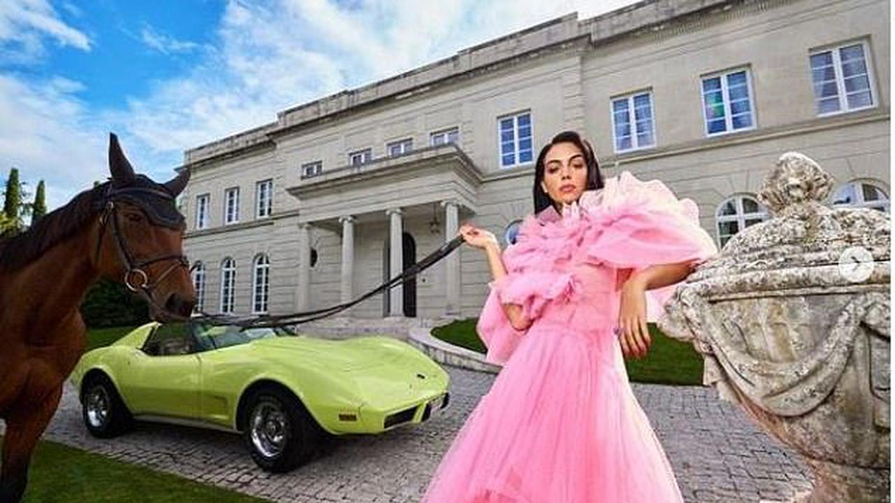 'I'd go to work on a bus and leave in a Bugatti': Georgina Rodriguez says she struggled with Cristiano Ronaldo's lavish lifestyle and even got LOST getting water in his £4.8m home