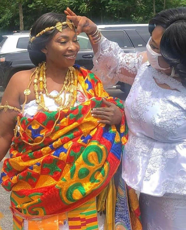 A Look At The First Photos From Kyeiwaa's Traditional Marriage Ceremony In The United States