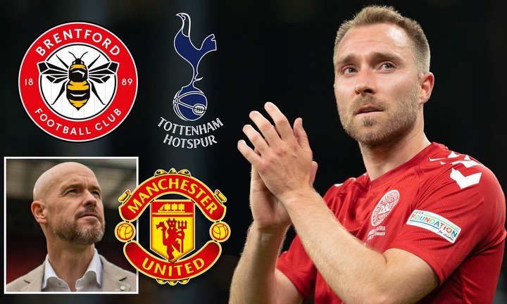 Manchester United 'handed Christian Eriksen transfer blow' as Denmark star  'wants to stay in London' | Daily Mail Online