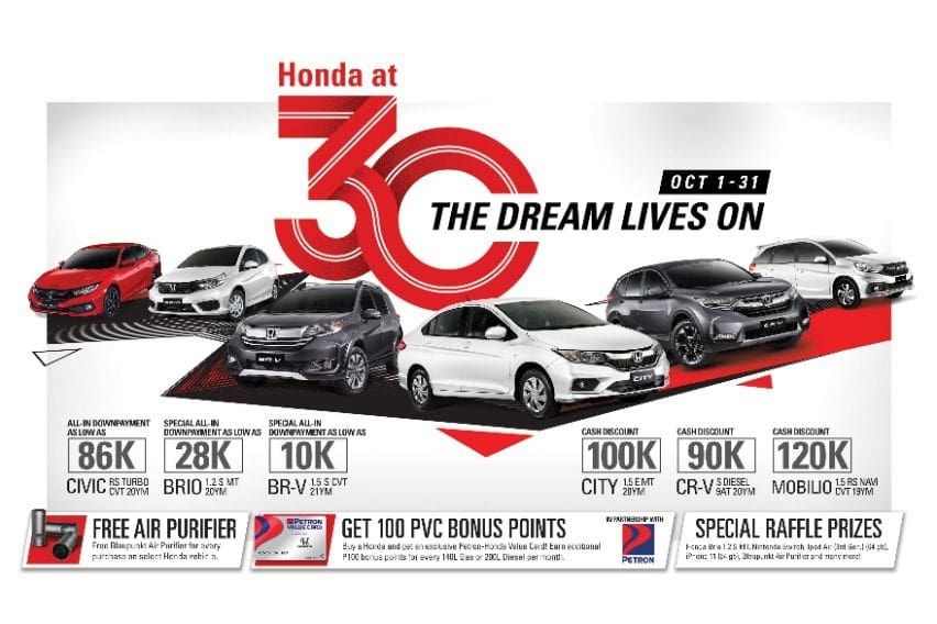 Honda Ph To Give Away Brand New Honda Brio For 30th Anniversary Opera News