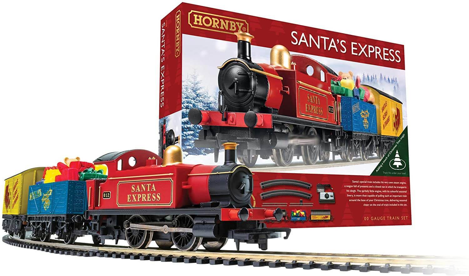 toy train set for christmas tree