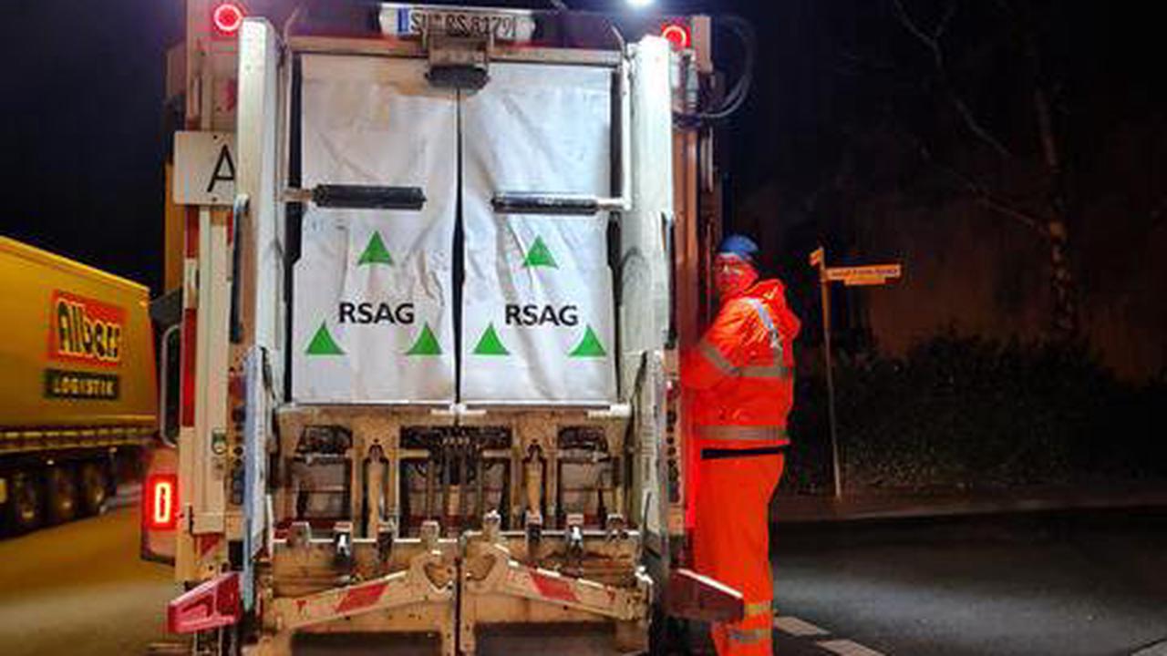 Ein Tag bei der Abfallgesellschaft: Anzug gegen RSAG-Kleidung getauscht