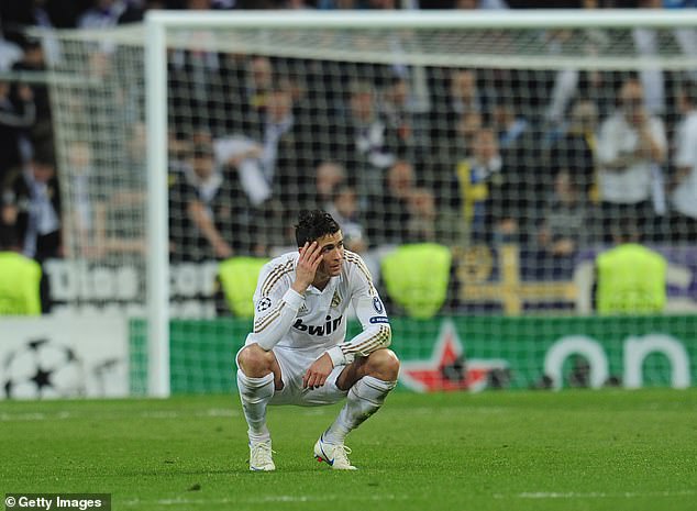 Cristiano Ronaldo also missed his chance from the spot and looked devastated afterwards