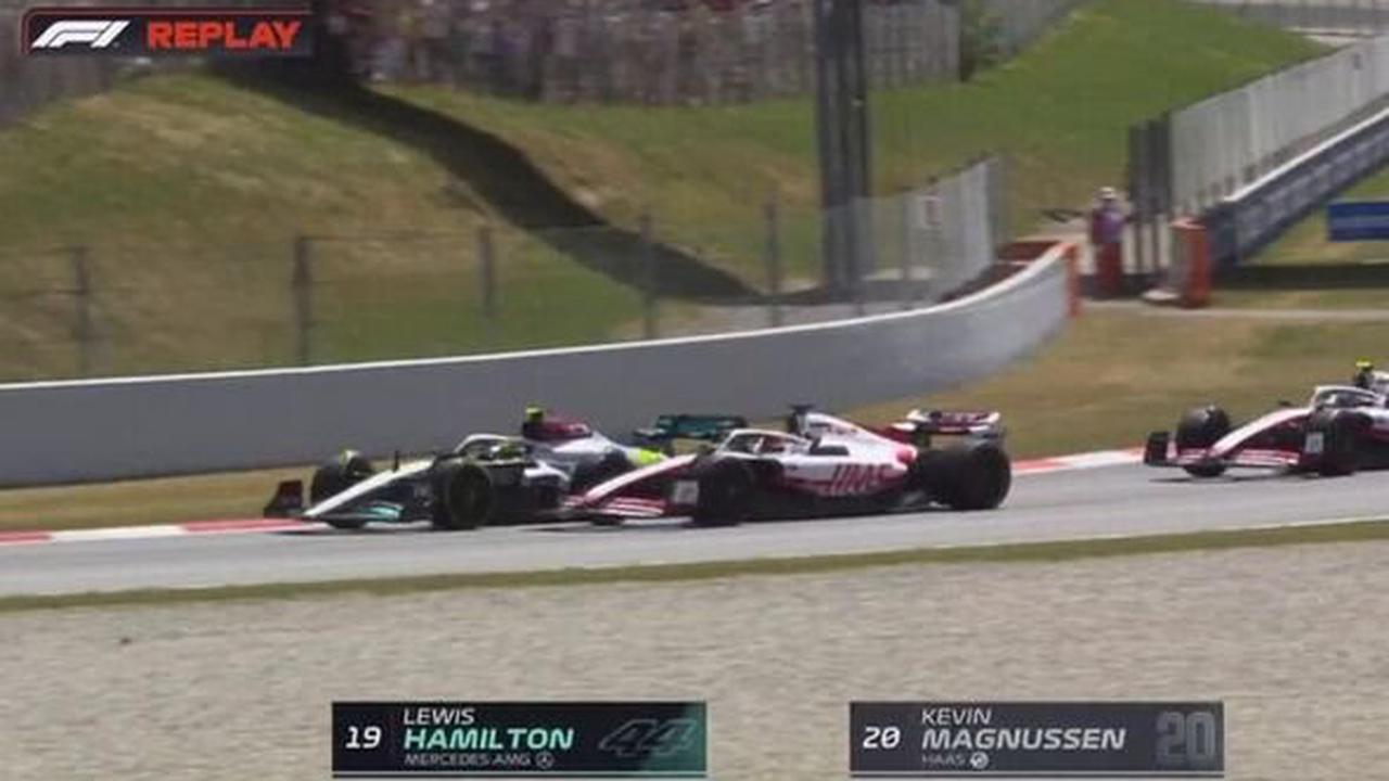 Kevin Magnussen fumes at Lewis Hamilton with strong accusation after first lap incident
