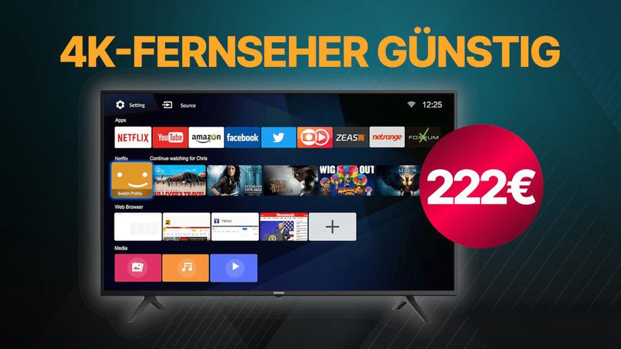 MediaMarkt: 43 Zoll 4K-Fernseher jetzt für nur 222€ im Angebot [Anzeige]