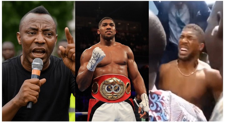 I warned Anthony Joshua about the danger of aligning with Nigeria’s leadership – Sowore