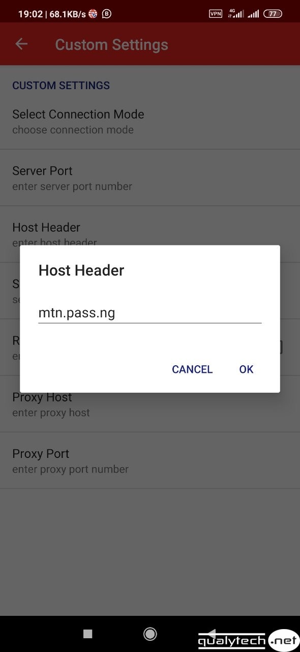MTN mPulse 700MB cheat via Stark VPN Reloaded
