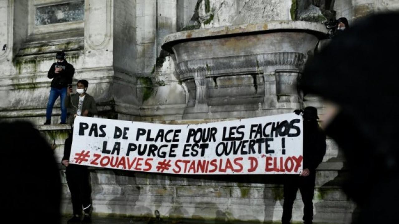 Manifestation à Paris contre l'extrême droite