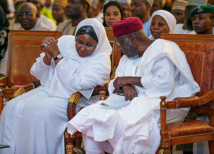 Aisha Buhari and Abba Kyari