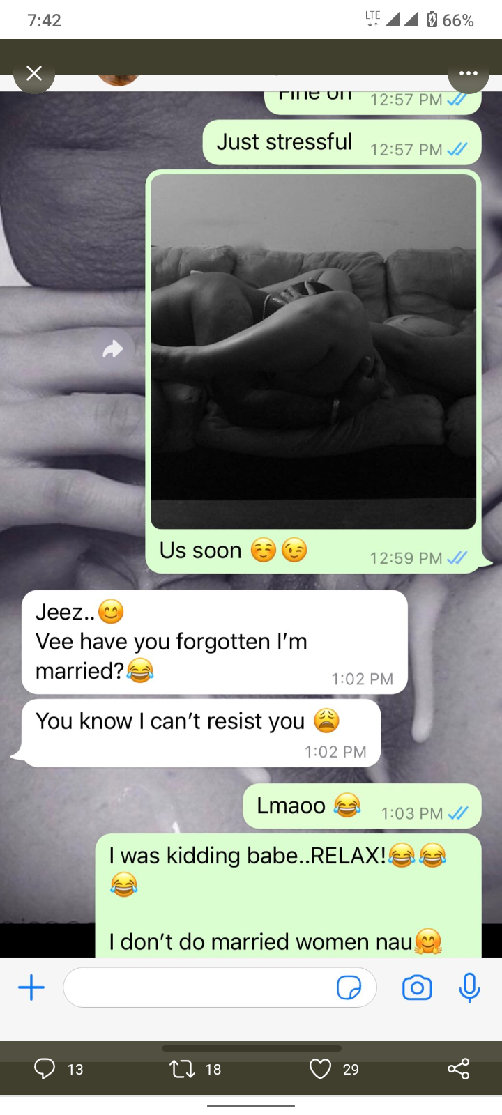 Man calls out his friend for sexting with a married woman
