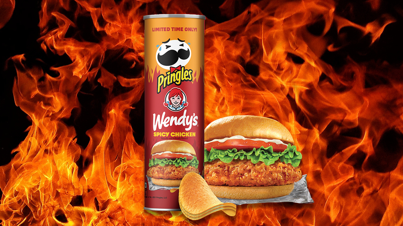 Review The New Pringles Wendy S Spicy Chicken Sandwich Flavor Opera News