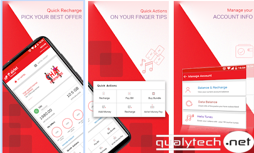 How to get 1GB free data on Airtel from My Airtel app