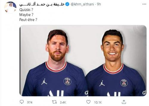 Cristiano Ronaldo dan Lionel Messi