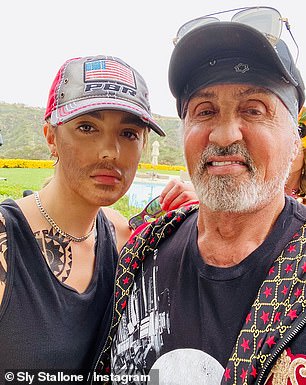 Smile for the camera: The actor's other girls Sistine played Joe's dentally-challenged ex-husband John Finlay