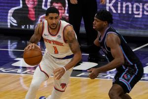 Knicks Obi Toppin Dunk Knicks Select Obi Toppin With No