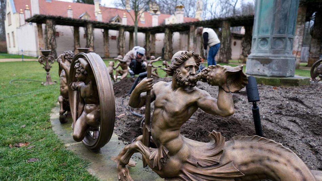 Faune und Genien: Skulpturen zurück im Branitzer Park