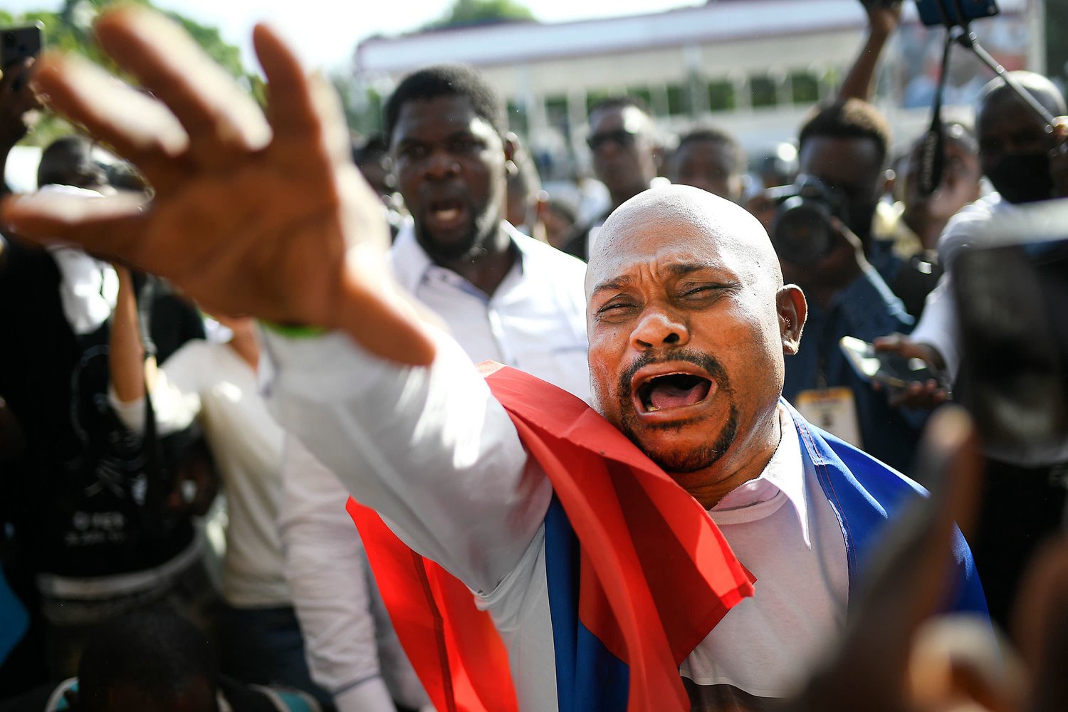 U.S. delegation cuts Haiti trip short after gunshots reported at president's funeral