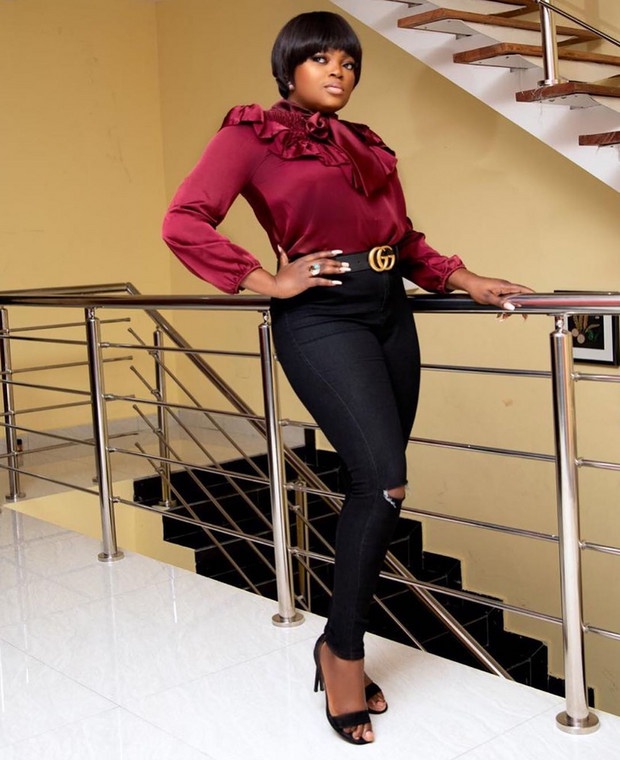 Funke Akindele is presently mourning following the death of her father. [Instagram/FunkeJenifaAkindele]