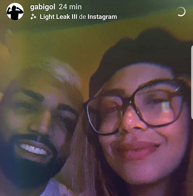 Gabigol recently posted an Instagram video of him together with Neymar's sister