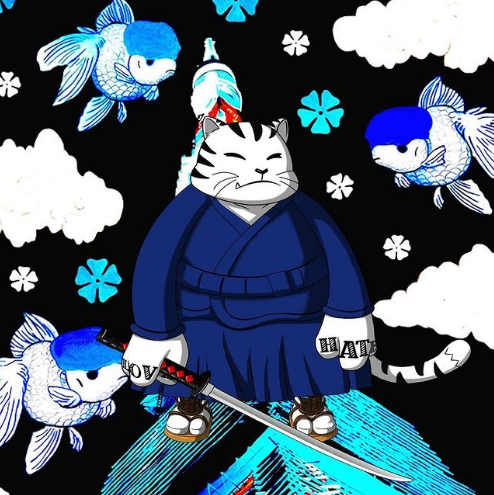 In Conversation With Japanese Artist Hiro Ando Whose Artworks Will Be Available On Samurai Cats In Digital Form Opera News