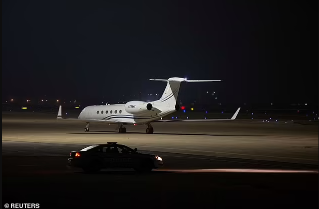 Basketball star, Brittney Griner lands in Texas after prisoner swap with Merchant of Death Russian arms dealer (photos)