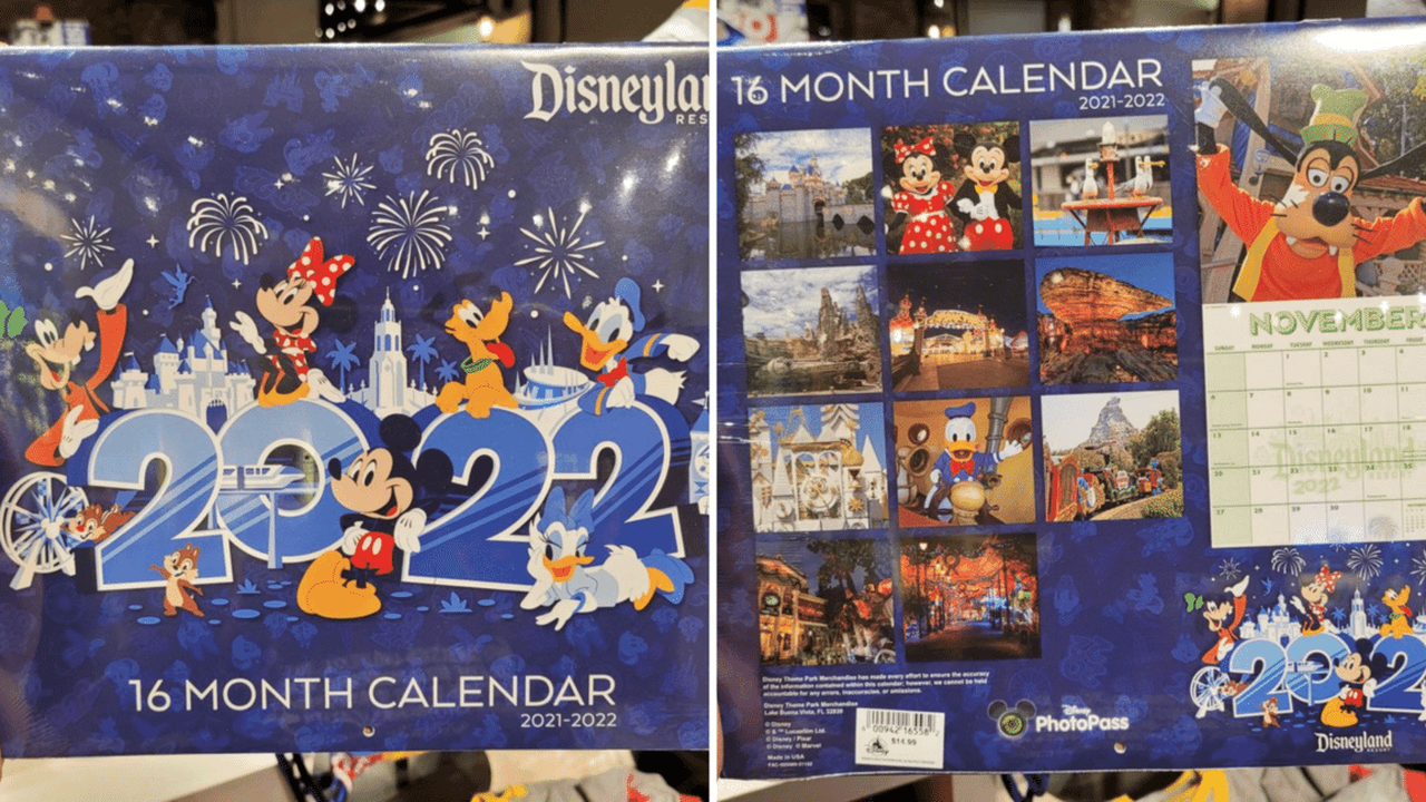 Disney World 2022 Calendar Photos: 2022 Disneyland Resort 16 Month Calendar Arrives At World Of Disney  Store In Downtown Disney District - Opera News