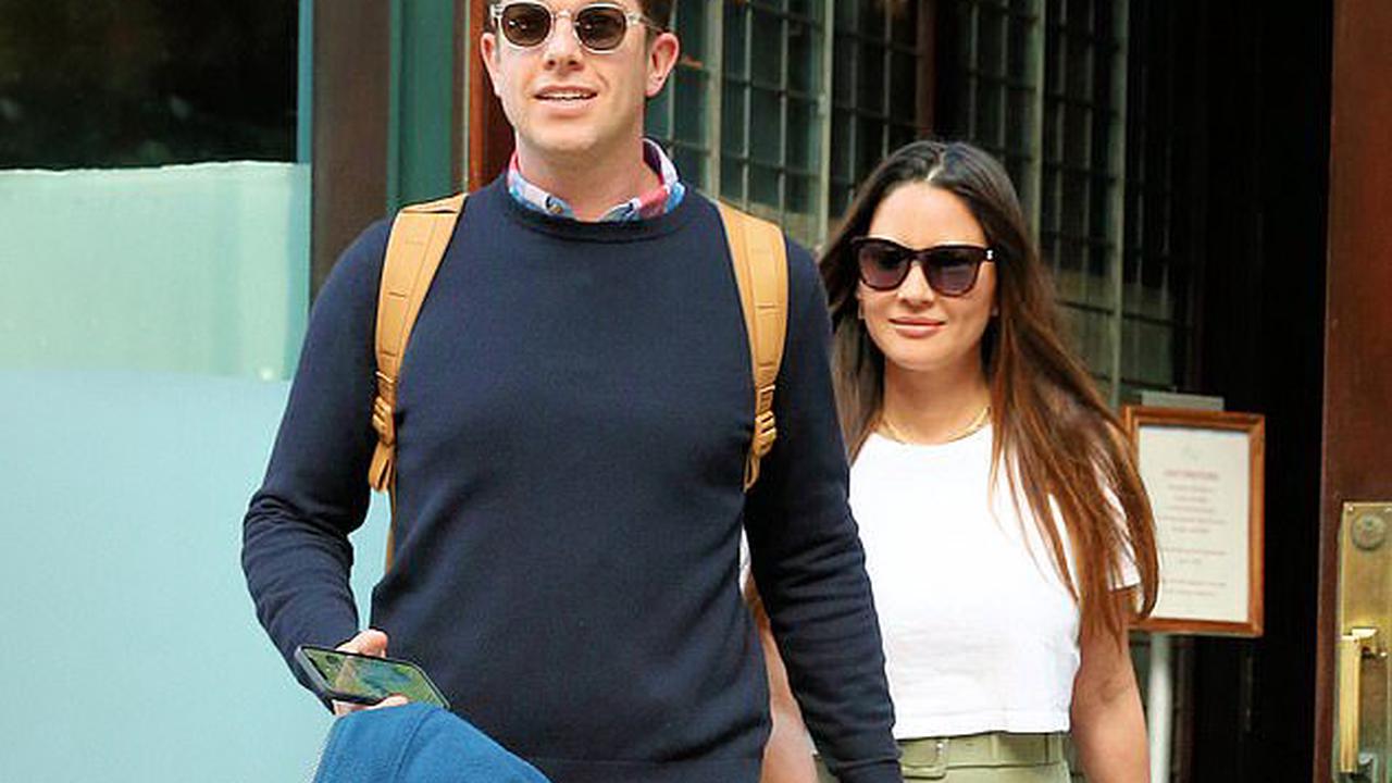 John Mulaney and Olivia Munn walk hand-in-hand in New York City ahead of the comedian's standup show at Madison Square Garden