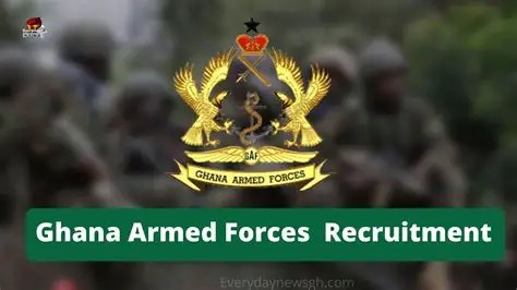 Ghana Armed Forces Recruitment Stages and Screening Process 2022/2023
