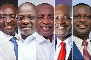 Contenders in the NPP January 31, 2026 presidential primaries