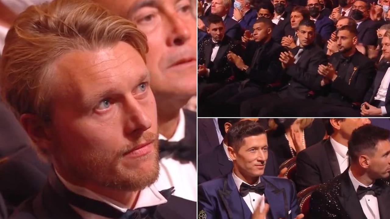 Simon Kjaer honoured in beautiful Ballon d'Or ceremony moment as audience broke into applause