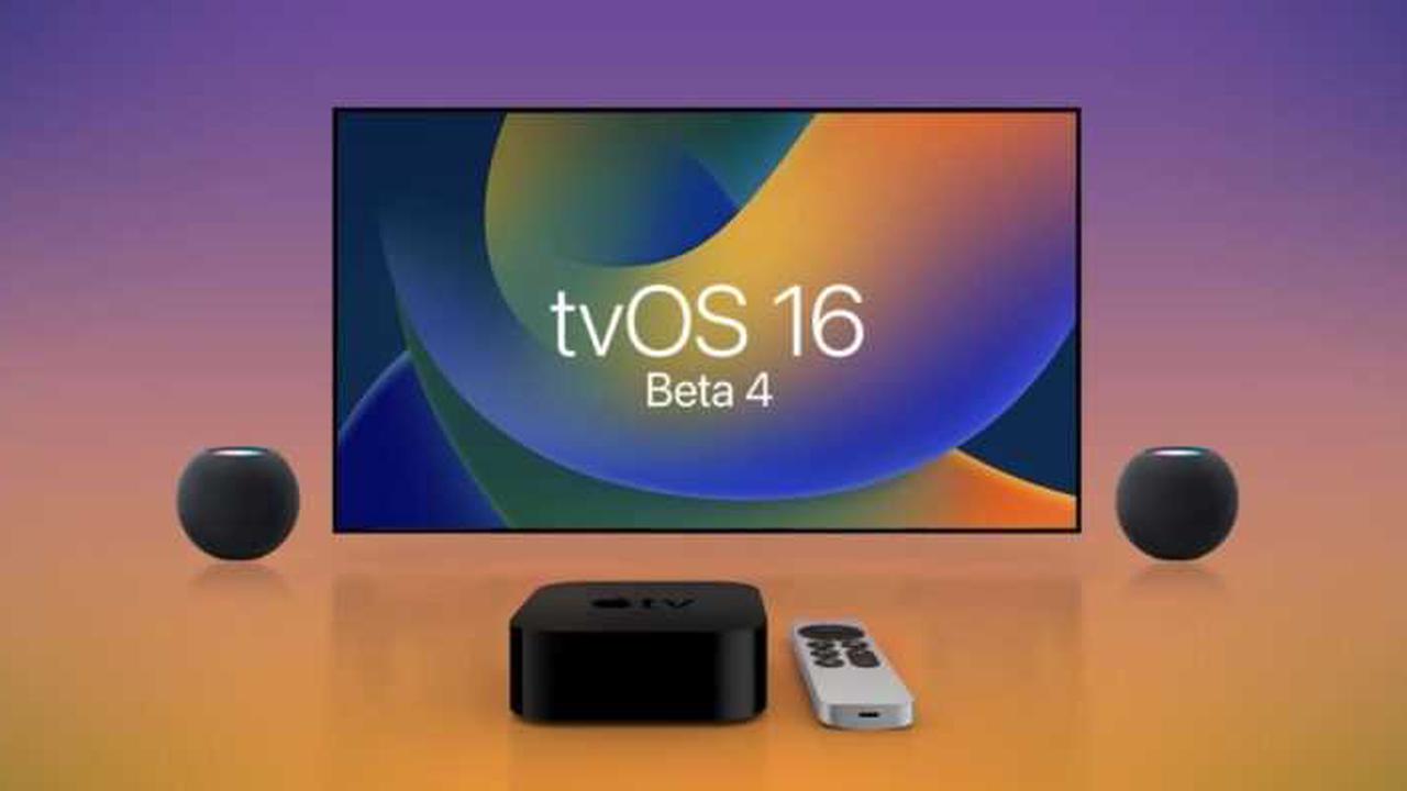 Apple publie tvOS 16 beta 4 aux développeurs, voici les nouveautés