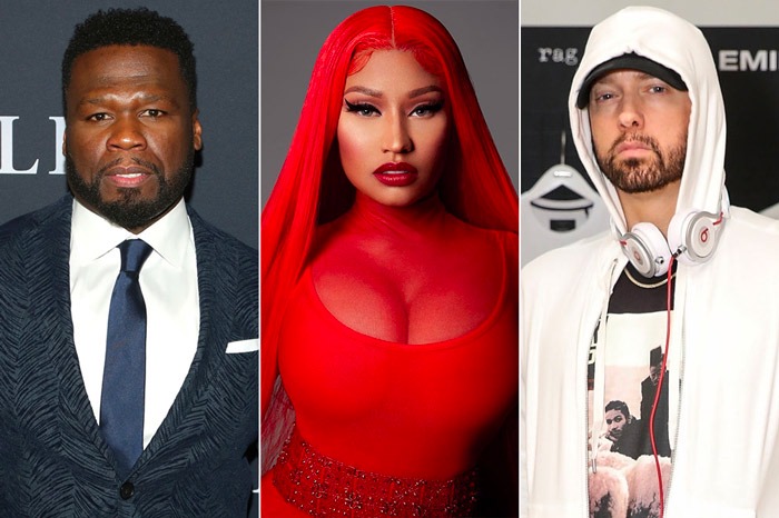 50 Cent Calls Nicki Minaj Alpha Female Celebrates Eminem S