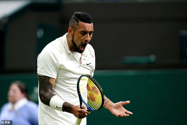 Nick Kyrgios Shows Off His Kobe Bryant Sleeve Tattoo During Explosive Five Set Wimbledon Clash Before Ridiculous Rule Leaves Him Stranded As Infuriated Crowd Boo Opera News