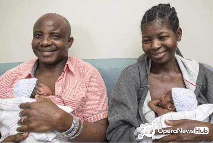 Couple welcomes sextuplet after 17 years of barrenness in Marriage - photos