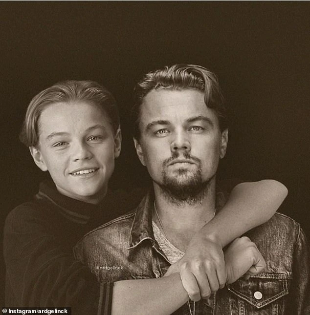 The only difference between the old and current Leonardo DiCaprio is that his pose has become a little more stern over the years