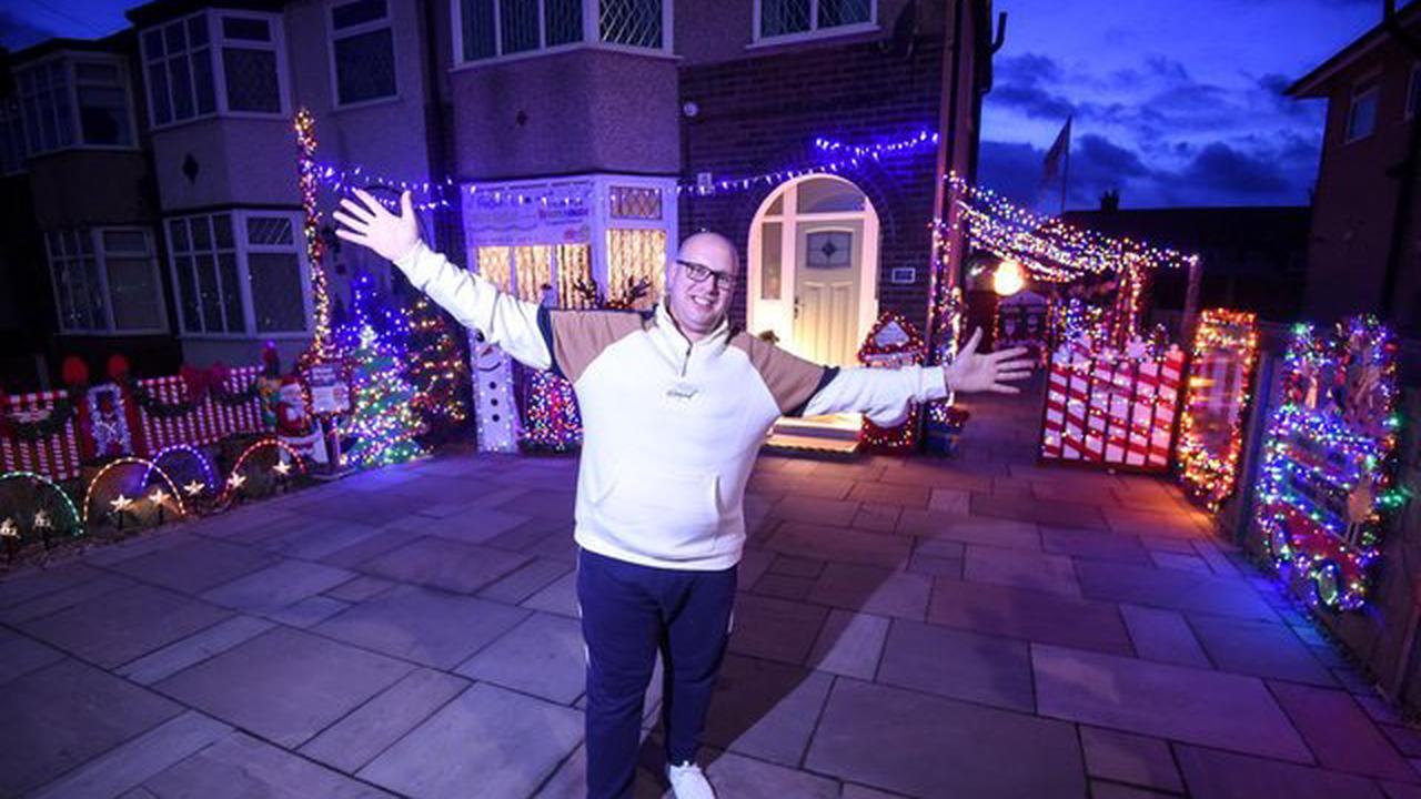 Paul's Fleetwood garden is all lit up for good cause