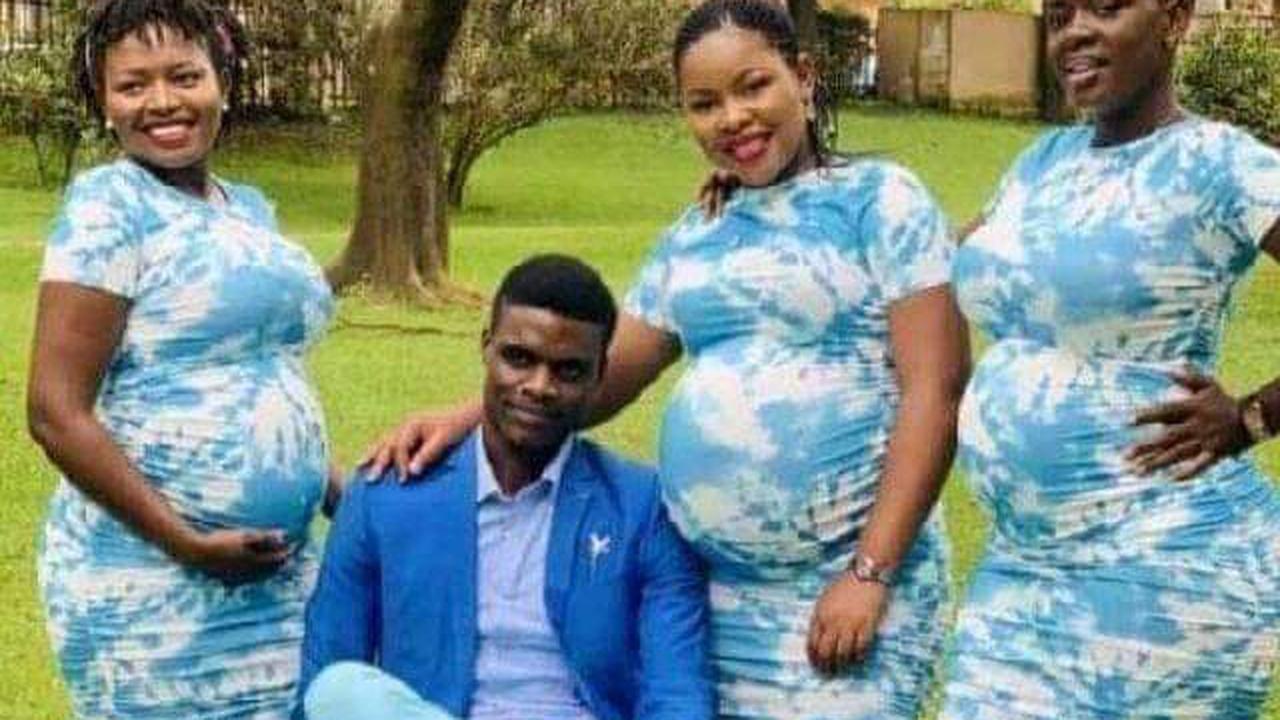 Proud husband showed off his three wives and here is what people noticed